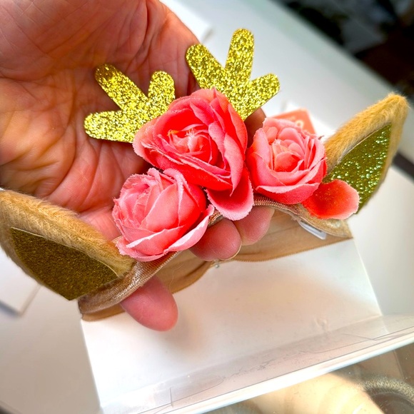 Rising Star Rudolph Headwrap Socks Christmas BABY SIZE 0-12 mos NWOT - Picture 2 of 6